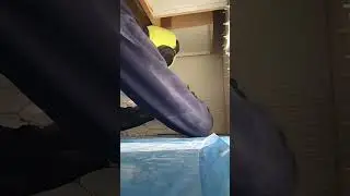 Kitchen tile backslash time-lapse