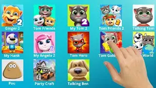 Talking Tom And Friends,KPop Demon Hunters,SLAP TOWER,Talking Ben,Roblox,Sprunki,Angela,Talking Tom