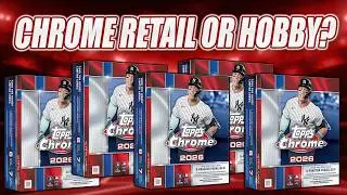 FIVE OF THESE OR ONE HOBBY BOX? | 2025 Topps Chrome MLB Megabox Review