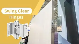 Swing Clear Hinges 33&rdquo; Clearance | ADA Compliant #Hinges #SwingClear