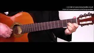 Sweet Caroline - Neil Diamond fingerstyle guitar solo - link to TAB in description