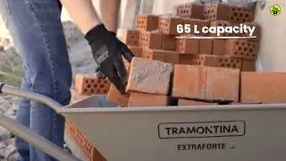 How to carry heavy load materials with the heavy duty wheelbarrow  Tramontina - Skroutz&reg; Cyprus
