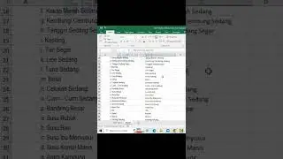 Mudahnya merapikan Data di excel #exceltips #exceltricks #excel #exceltutorial #belajarexcel