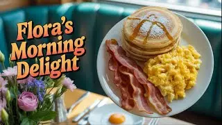Американский завтрак в стиле Twist в ресторане и спорт-баре FLORA All-Day Dining & Sports Bar