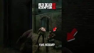 Not All Blind Beggars Are Actually Blind in RDR2 😂