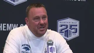 Nevada head coach Ken Wilson meets with media in Las Vegas