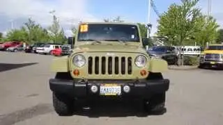 2013 Jeep Wrangler Unlimited Rubicon | Commando Green | DL599367 | Everett | Snohomish