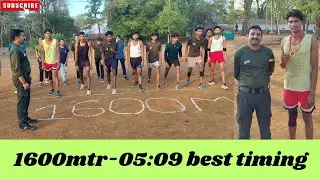 1600mtr race RPF/TA Army batch/Agniveer / 1600mtr ki best timing TA Army / 1600mtr run /1600mtr race