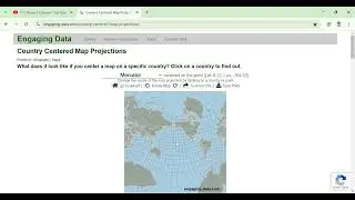 Country Centered Map Projections