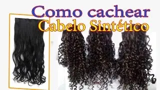 Como cachear Cabelo Sintético por Fernanda Rodrigues.