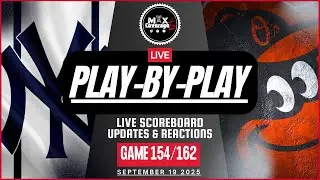 🔴LIVE New York Yankees vs Baltimore Orioles - Play-By-Play & Reactions (9/19/25)