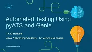 Lab 7.6.3 - Automated Testing Using pyATS and Genie