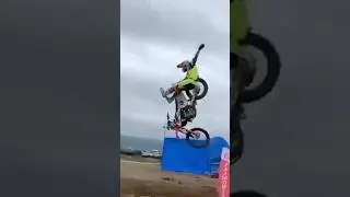 Full send off his dirt bike! 😭 #shortvideo #youtubeshorts #dirtbike