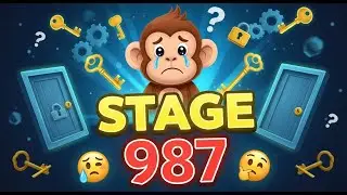 Monkey Go Happy Stage 987 &ndash; Ultra Tricky Puzzle Walkthrough & Funny Moments! 🐵🔑😂