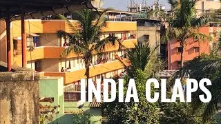 INDIA CLAPS APPLAUSE FOR POLICE DOCTORS EVERY PERSON WHO HELPED TO SAVE INDIA FROM CORONA VIRUS
