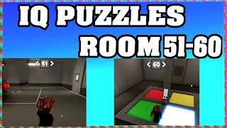 ROOM 51-60 IQ PUZZLES Roblox Walkthrough [Full Guide English]