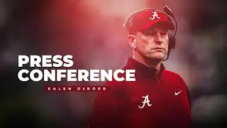 Watch Coach DeBoer and coordinators preview Alabama football&rsquo;s matchup against Wisconsin.