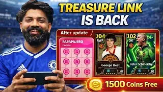 1500 coins Free 🎁 |Second Half Treasure link is open 😍|110 rated Schemeichel 😱| Efootball malayalam