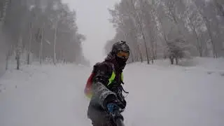 Snowboarding Akbulak Almaty Kazakhstan