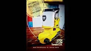 Lan&ccedil;amento mini airless el&eacute;trico Stone Hammer SH 205