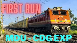 Chandigarh - Madurai Express First run after lockdown and delinking with Dehradun slip