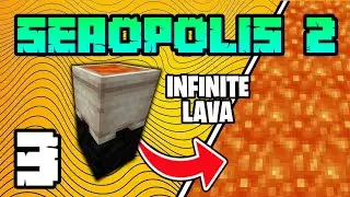 Infinite Lava & Mob Farm! Seaopolis 2 | Minecraft Modded Ocean Skyblock | Ep. 3