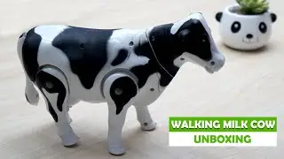 Walking Milk Cow | Walking Animal Toy with Light and Music | Unboxing