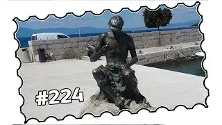 #224 - Croatia, Krk area - Rijeka to Malinska #3 - Njivice and Paradise Road in Malinska (08/2019)