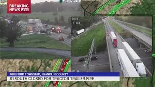 I-81 Truck Fire Guilford Township