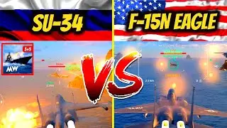 SU-34 Fullback VS F-15N Eagle - Modern Warships
