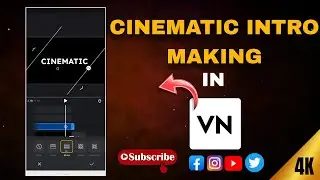 Cinematic Text Intro Editing In Vn Editor App | Vp App Editing Tutorial | #intro #vnvideoeditor 