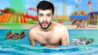 EU ABRI UM PARQUE AQU&Aacute;TICO MAS T&Aacute; TUDO DANDO ERRADO! - Waterpark Simulator
