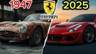 Ferrari Evolution 1947 to 2025 | Most Iconic Ferrari Models Transformation | Realistic Car Morphing