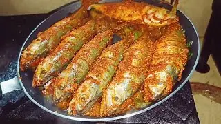 Masala fry small fish crispy 🔥 seafood restaurant | Kerela Foods taste & simple fishing videos