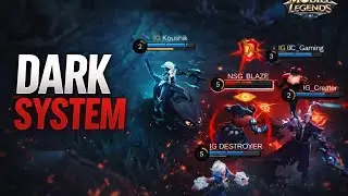 🔥 MLBB Dark System Funny Gameplay 🔥