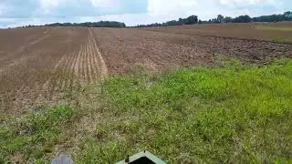 Oliver 1900 plowing with 5 bottom oliver 4440 plow.