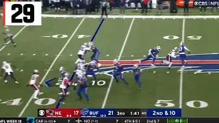 All 8 of Josh Allen&rsquo;s throws from NFL top 100