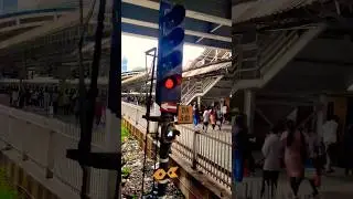 #railway 🇮🇳 Passing railway station Mumbai 🎉 #shorts #travel #train #mumbai