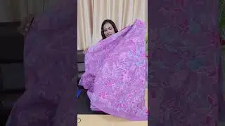 পার্পেল রঙ একটু ডিপ দেখায় তবে এতো সুন্দর হাতের কাজের সুতি ওড়না কিন্তু কমই পাবেন #dupattaonline