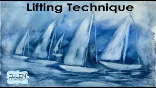 EASY  Watercolor lifting technique!