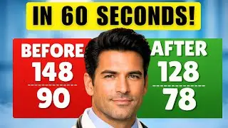 SENIORS: Lower Blood Pressure 20 Points in 60 Seconds | No Medication
