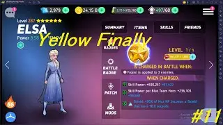 Elsa Yellow🤩 | Disney Heroes  Battle Mode #11