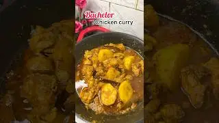 Bachelor Chicken curry 😋#assamesevlogger #ytshorts #foodie #vlog #assamese #recipe #chicken