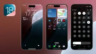 iOS 18 Dark Theme - Tema Oppo Color OS 11/Realme UI 2