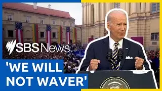 IN FULL: US President Joe Biden vows NATO unity at Vilnius University | SBS News