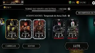 Lutas 150 a 152 torre do vento ancestral. Mk mobile 