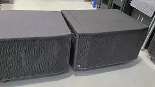 (MOOSE)G218A 무스오디오 18인치 듀얼 2400W 액티브서브우퍼 스피커 신품 1조 1-1