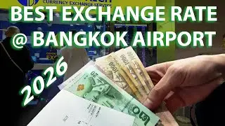Bangkok Arrival on New Year&rsquo;s Day 🇹🇭 | Best Airport Exchange Rates + Airport Rail Link Guide