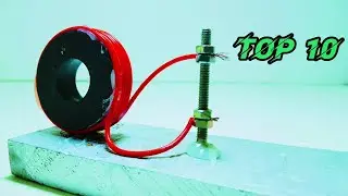 Free electricity TOP 10 Light bulb hi power Generator Magnetic Copper Coil 20V activity at home