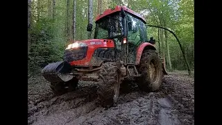 Forest Work with Kioti DK551C